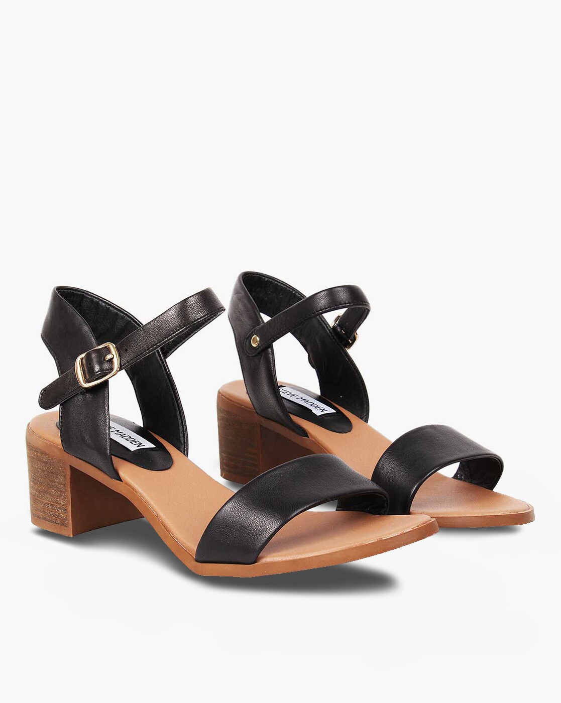 Buy Black Heeled Sandals for Women by 