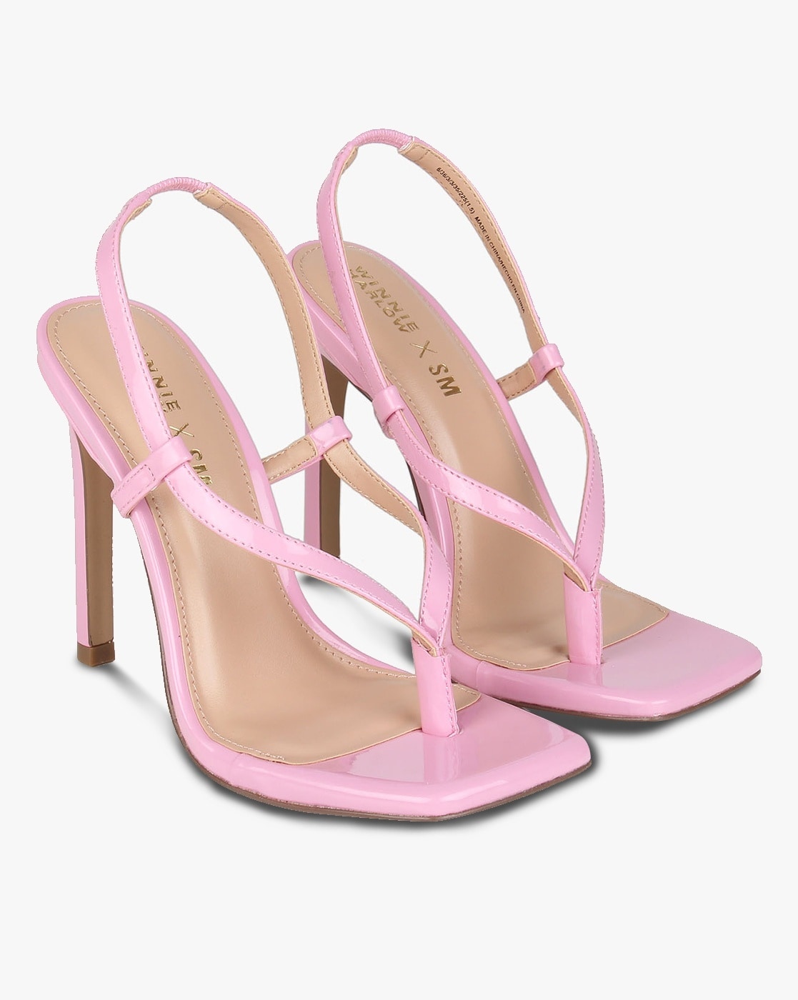 thong strap heel sandals