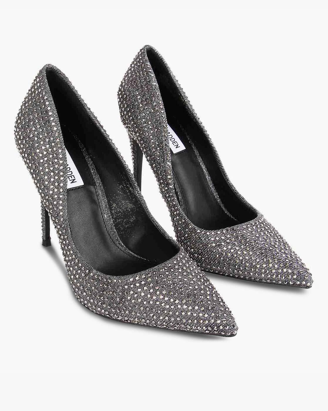 Steve madden cheap grey pumps