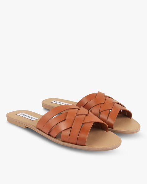 woven strap sandals