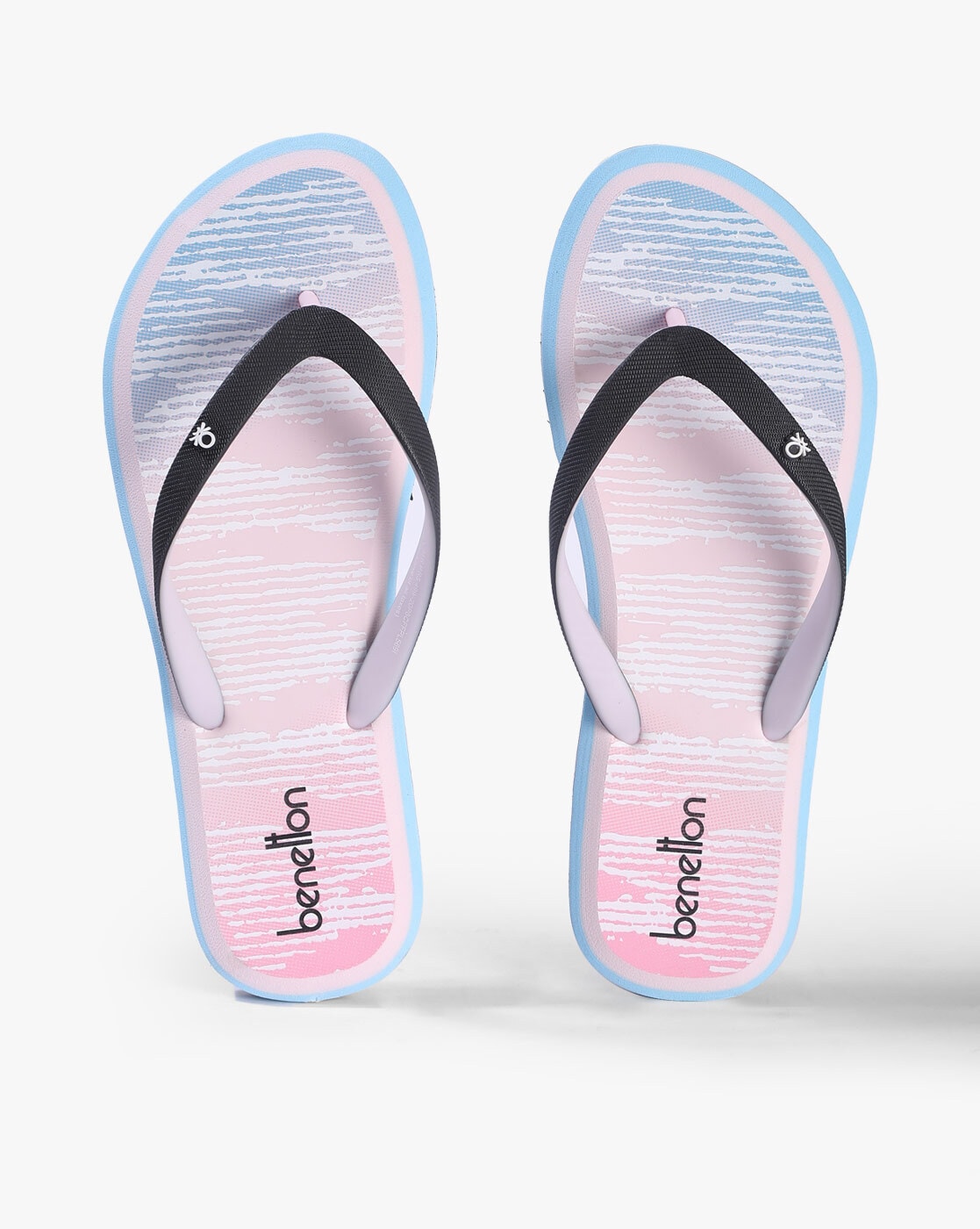 light pink flip flops