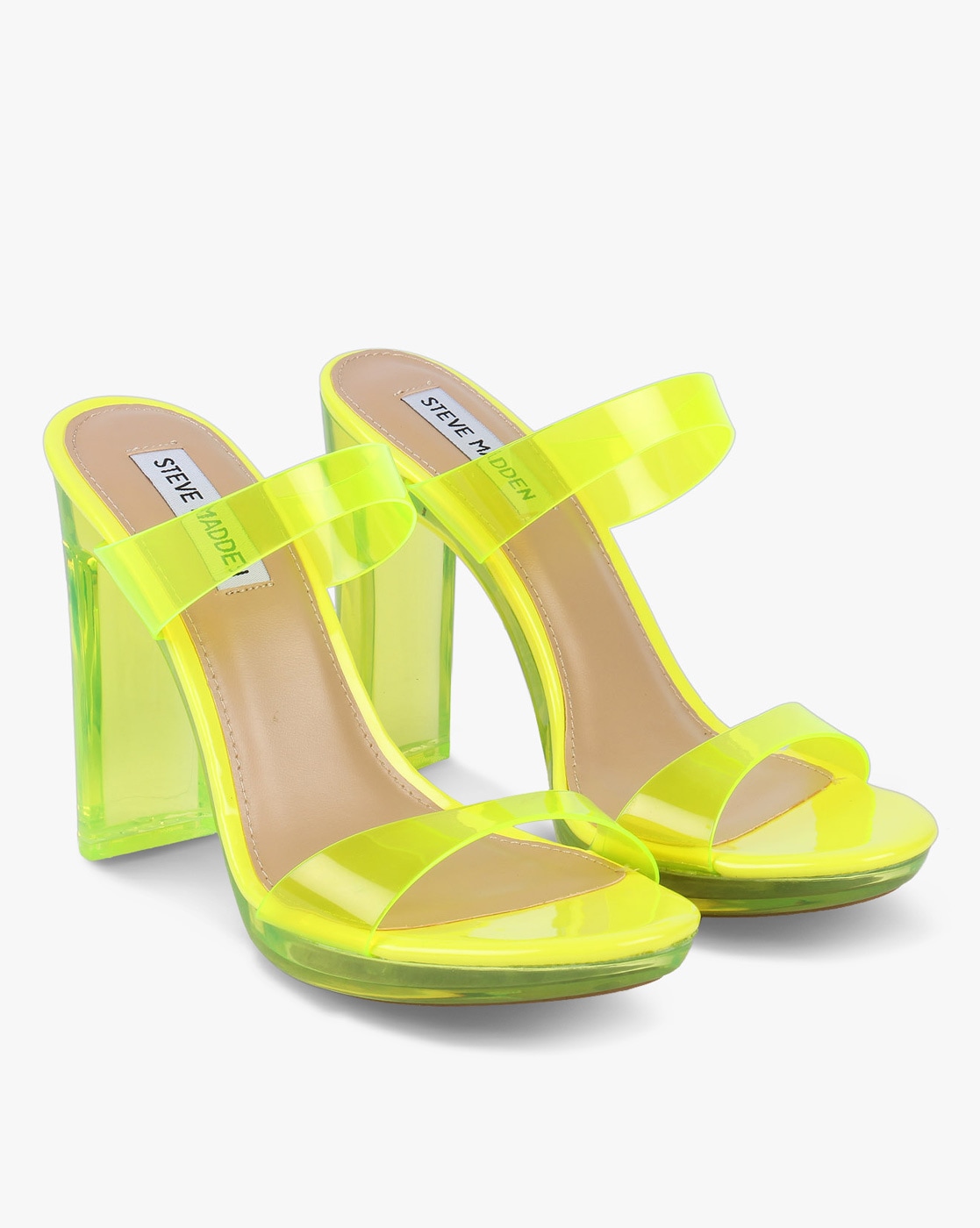 steve madden sandals yellow