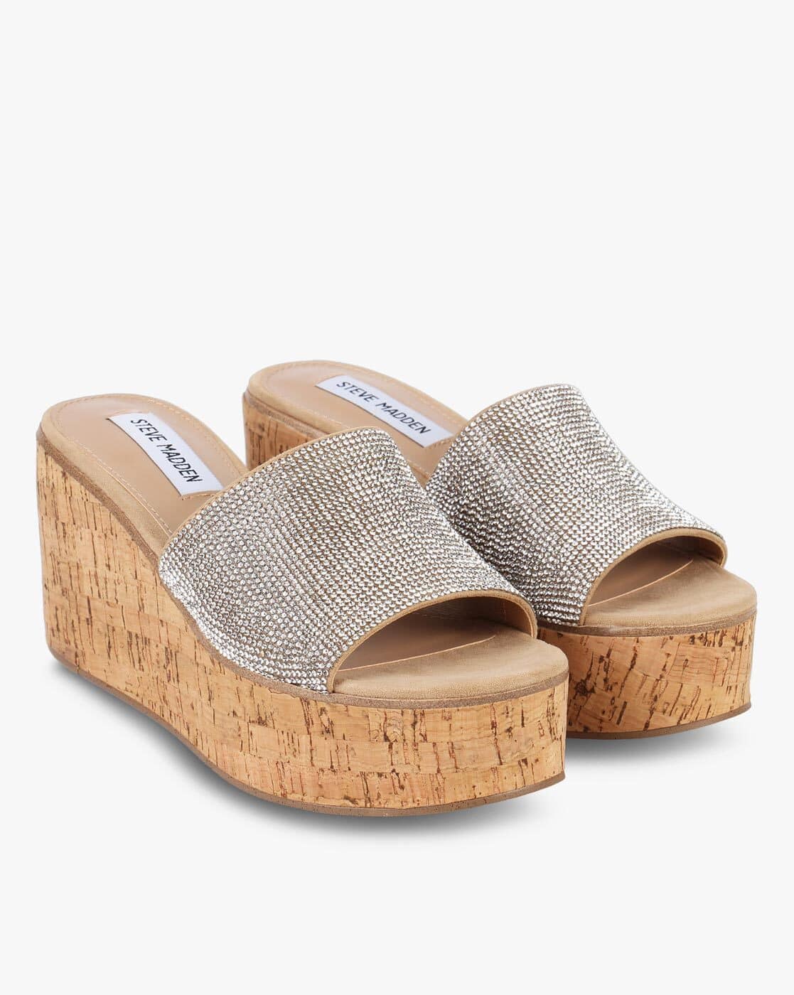 steve madden sandals with diamonds