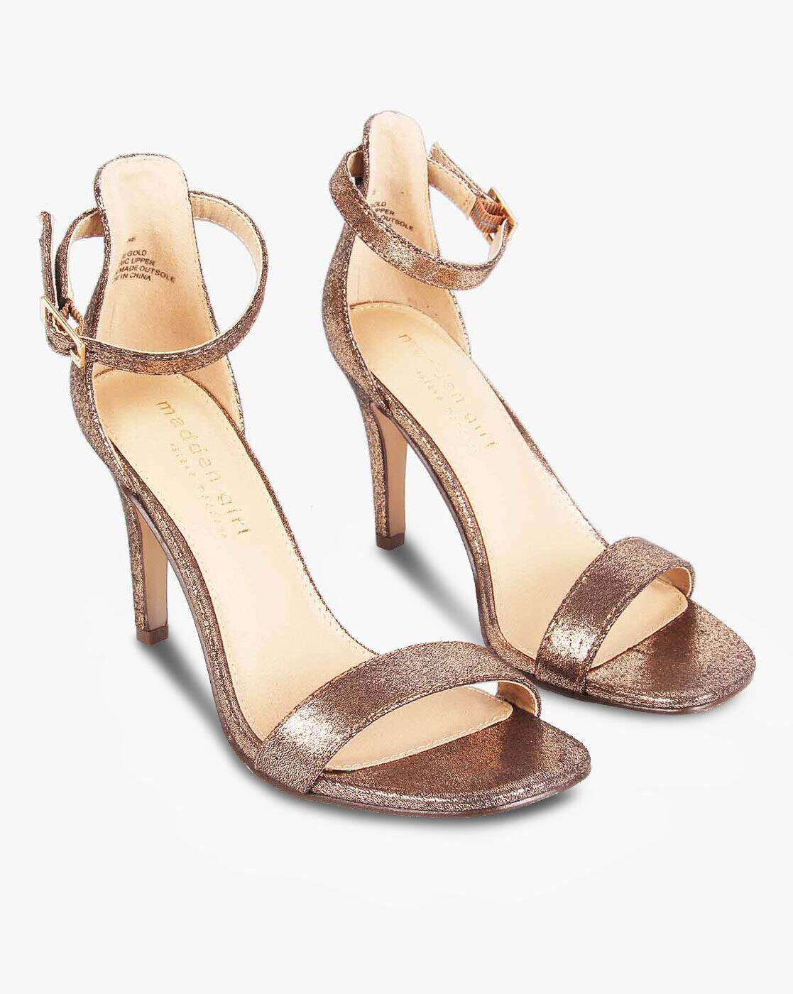 madden girl rose gold heels