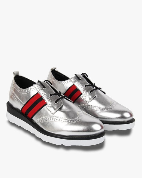 Buy Silver Casual Shoes for Men by 