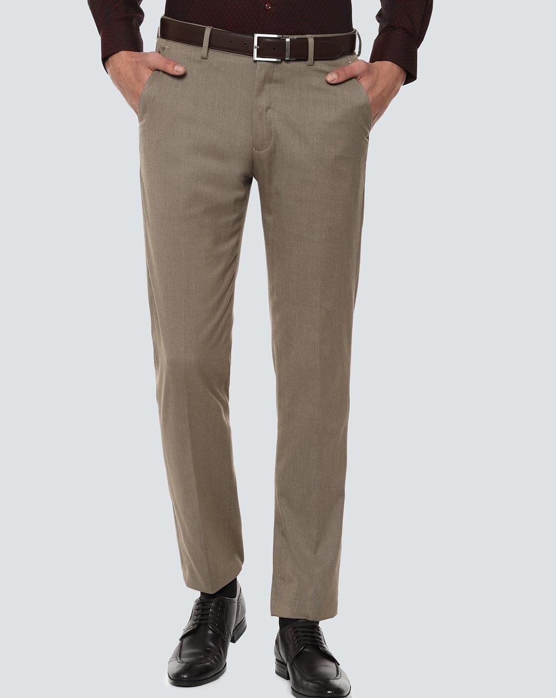 formal khaki trousers