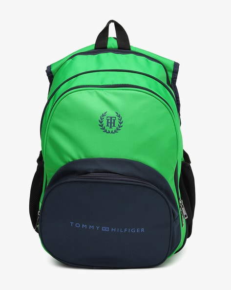 tommy hilfiger green backpack