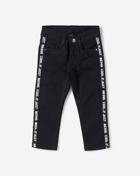 boys black skinny jeans