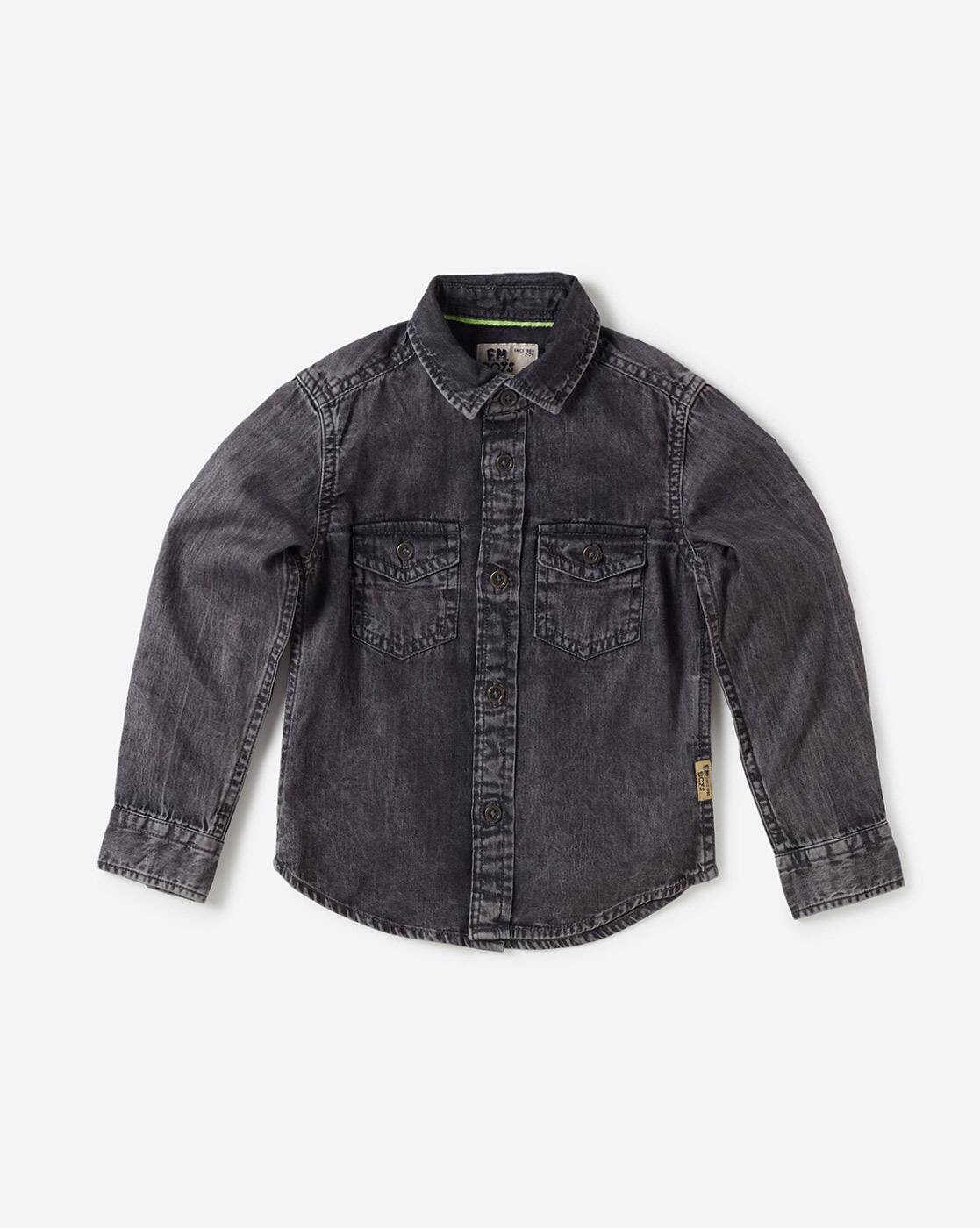 flying machine denim shirt