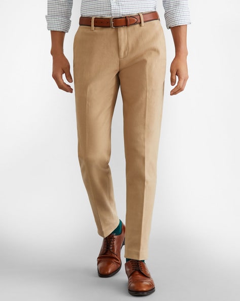 Buy Brooks Brothers Mens Washed Cotton Stretch Cargo Pants Olive 30W x  32L at Amazonin