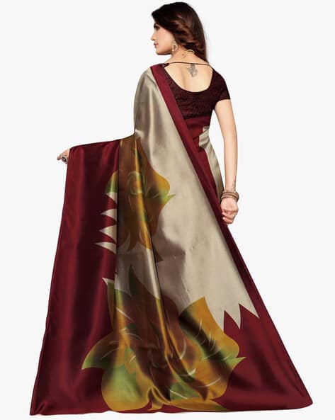 Graphic Print Saree (Image - 1)