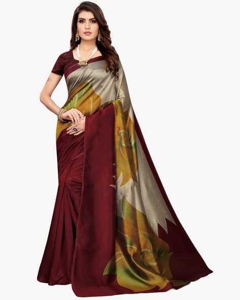 Graphic Print Saree