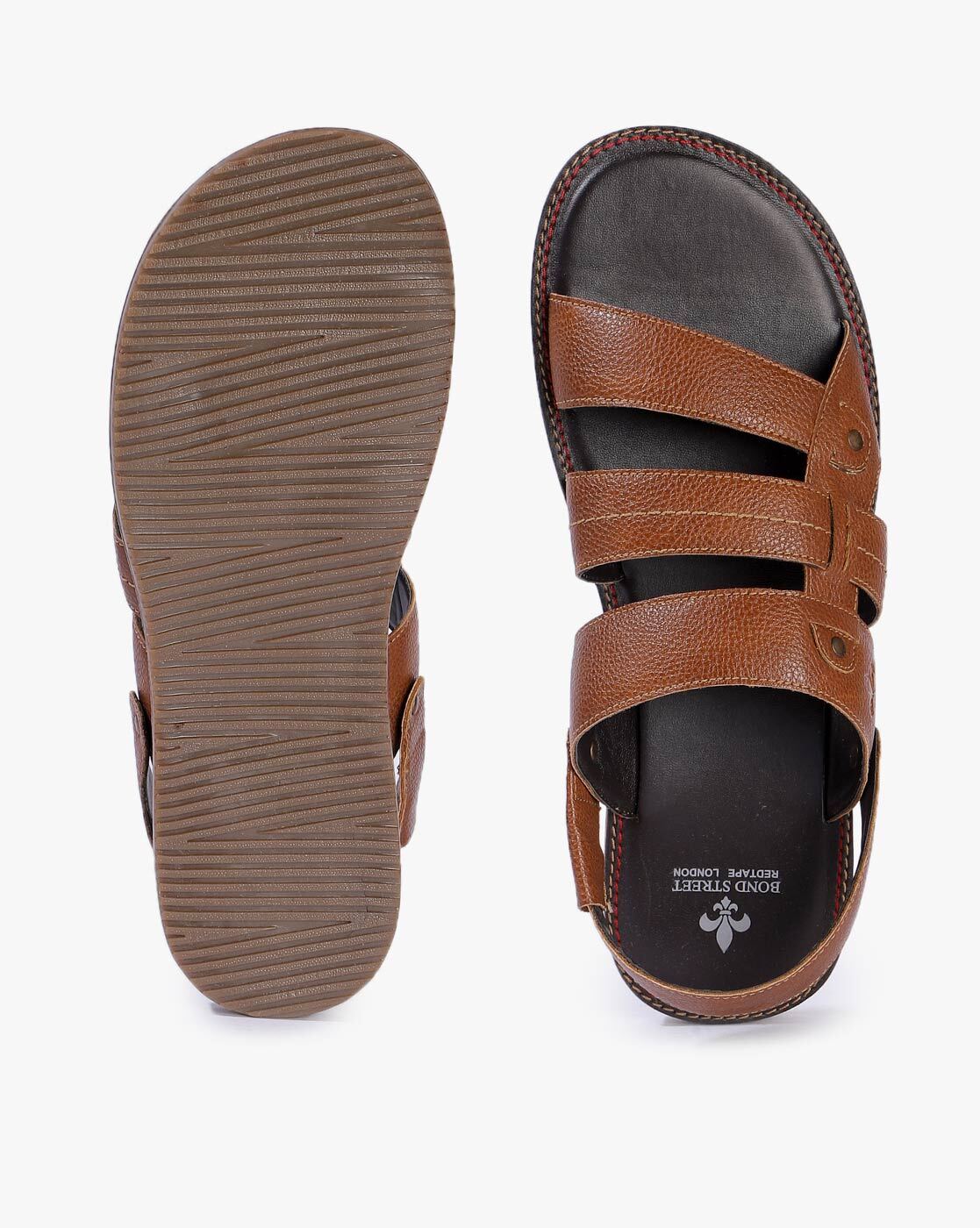 Buy Black Sandals for Men by Bond Street by Red Tape Online | Ajio.com