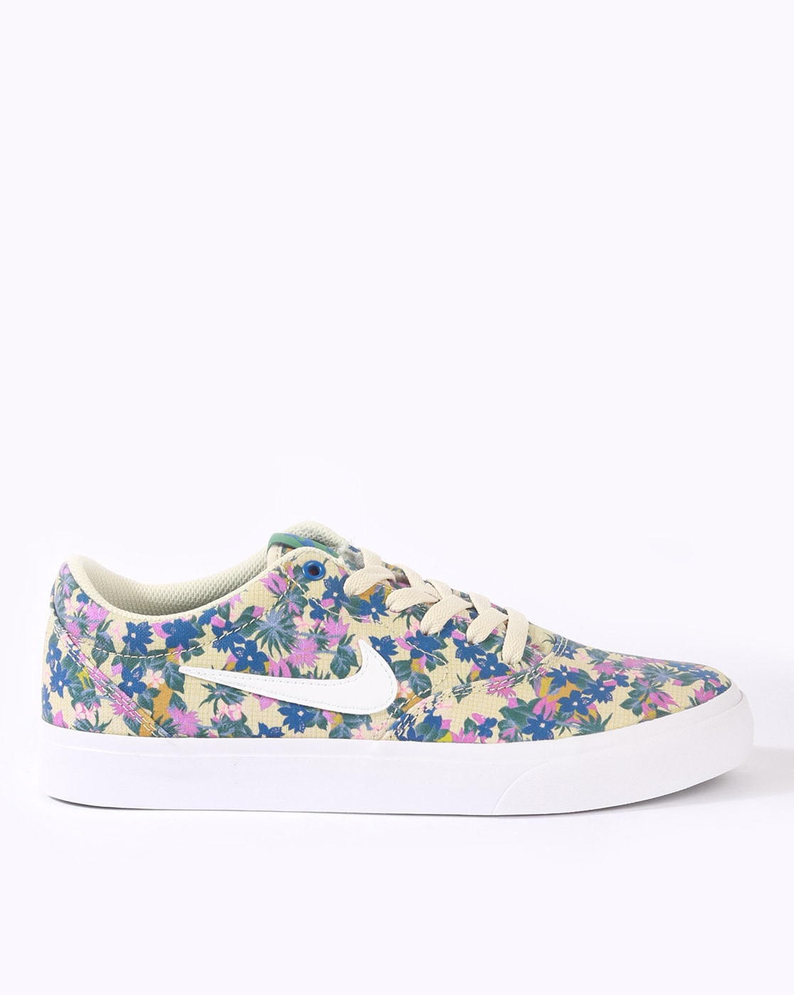 Nike floral best sale slip ons