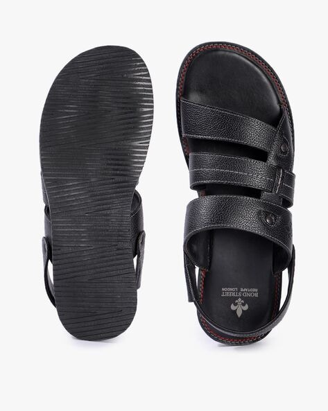 Buy Bond Street By Red Tape Men Black Comfort Sandals - Sandals for Men  2275936 | Myntra