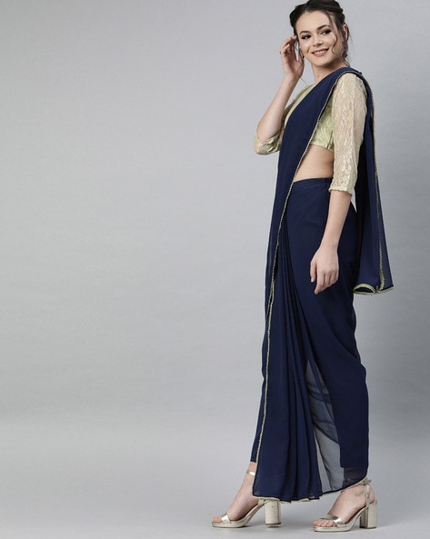 Celebs Show You How To Drape A Saree With Modern Pant-Saree Style