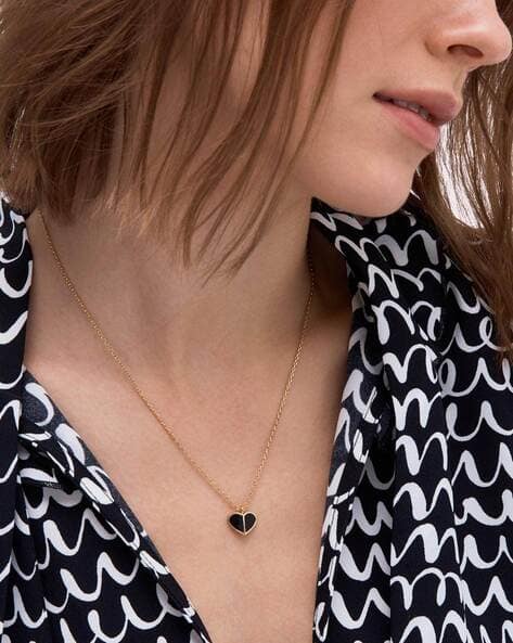 Kate spade black necklace Clearance