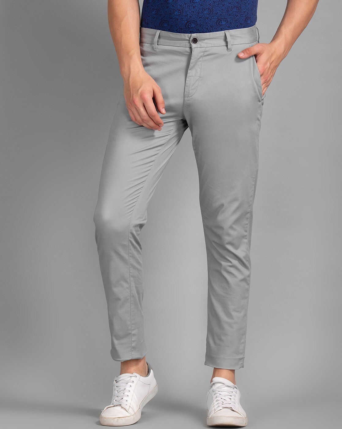 Buy 24 Vista Blue Trouser  Formal pants for men  Beyours  Page 2