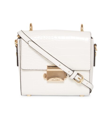 aldo white sling bag