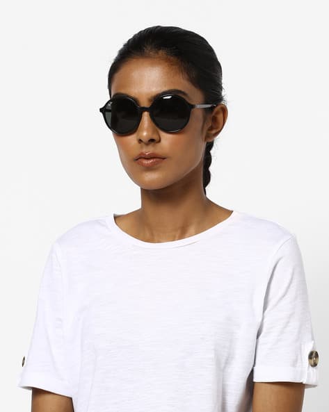 0RB43047107353 Full-Rim Round Sunglasses