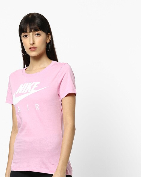 Logo Print Crew-Neck Top