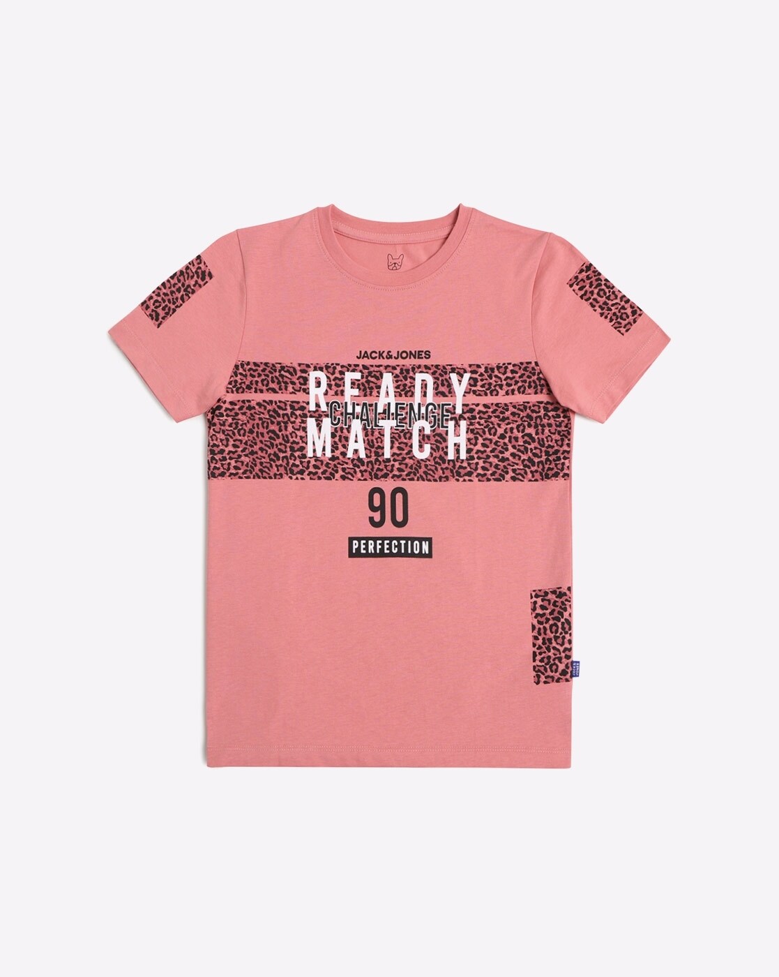 jack and jones pink t shirt