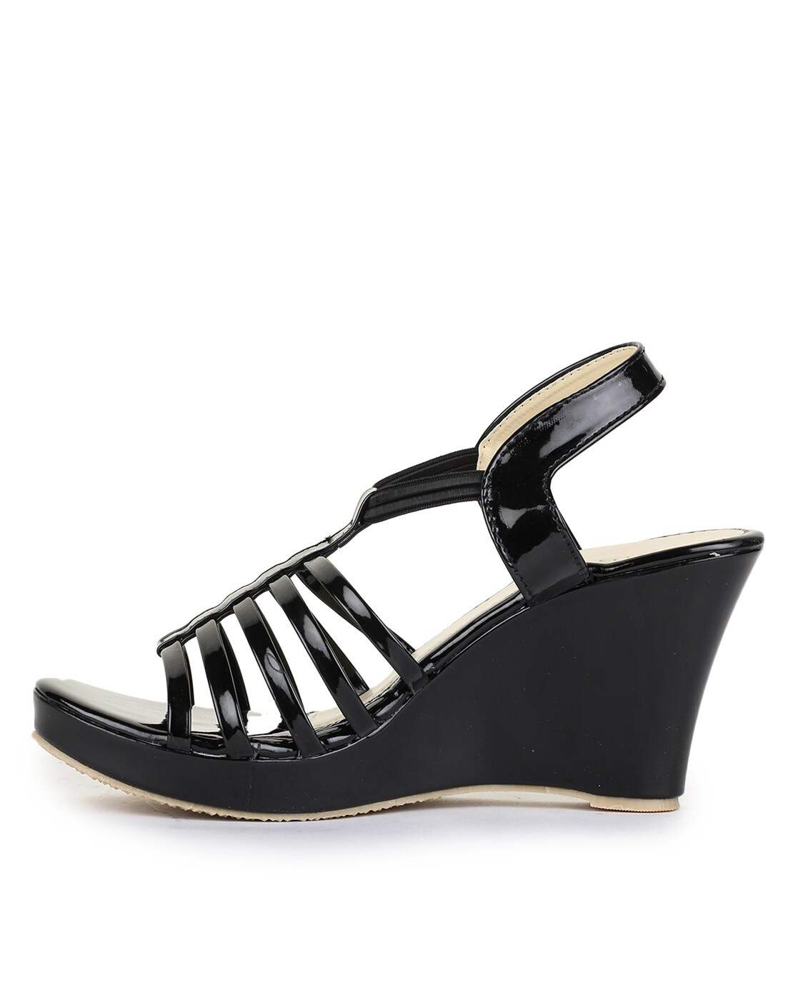 Buy Black Heeled Sandals for Women by R 