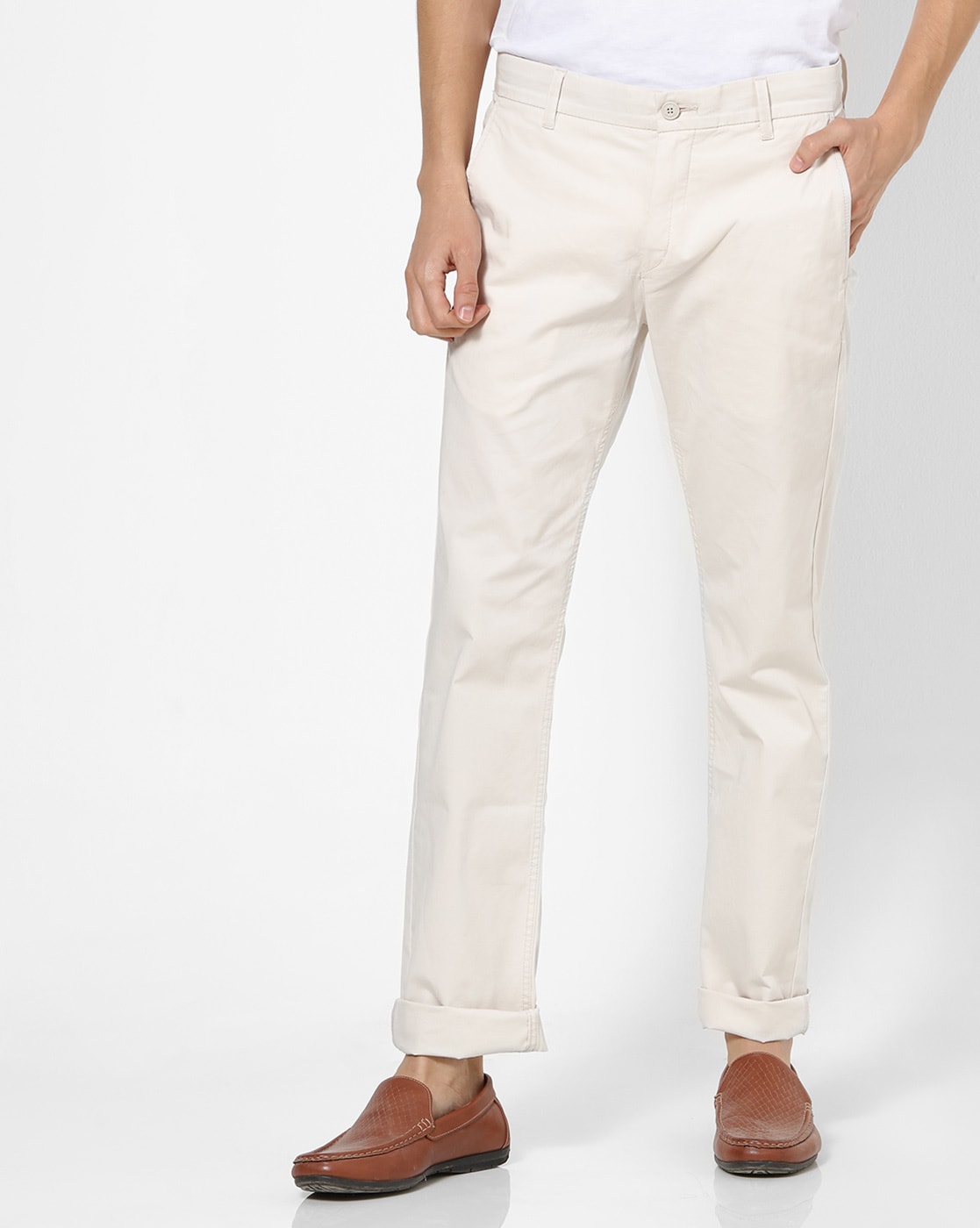 Buy Levis 511 Brown Slim Fit Chinos for Men Online  Tata CLiQ
