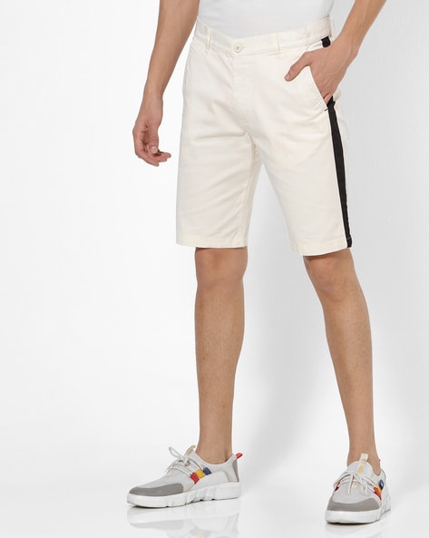 Buy White Shorts & 3/4ths for Men by The Indian Garage Co Online