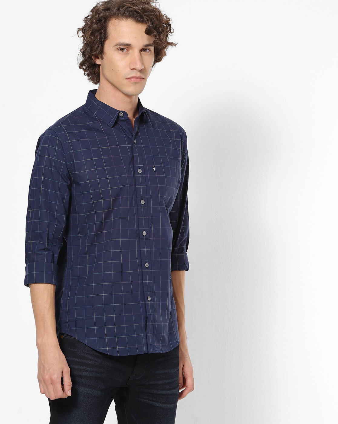 Buy Navy Blue Shirts for Men by LEVIS 