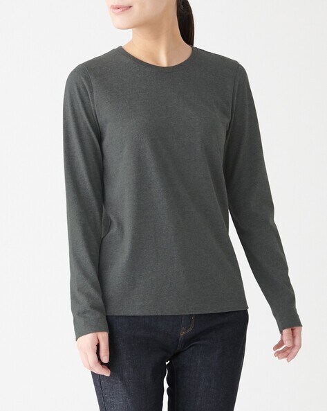 Indian Cotton Crew-Neck T-shirt