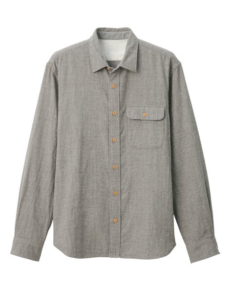 Buy Grey Shirts for Men by MUJI Online