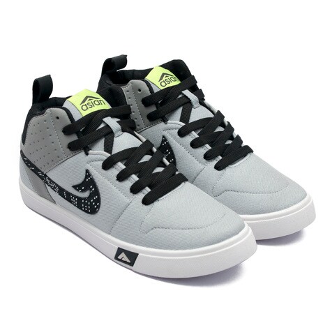 Textured Casual Shoes with Contrast Lace-Up