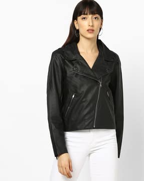 levis leather jacket with hood