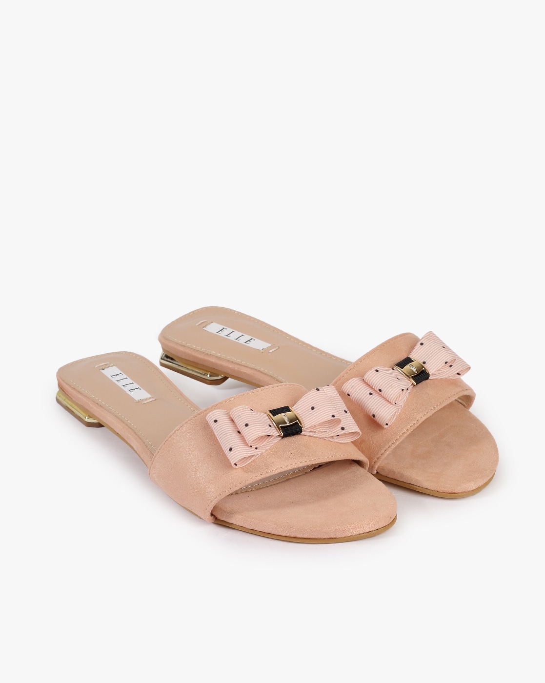 Buy Peach Flat Sandals for Women by XE LOOKS Online | Ajio.com