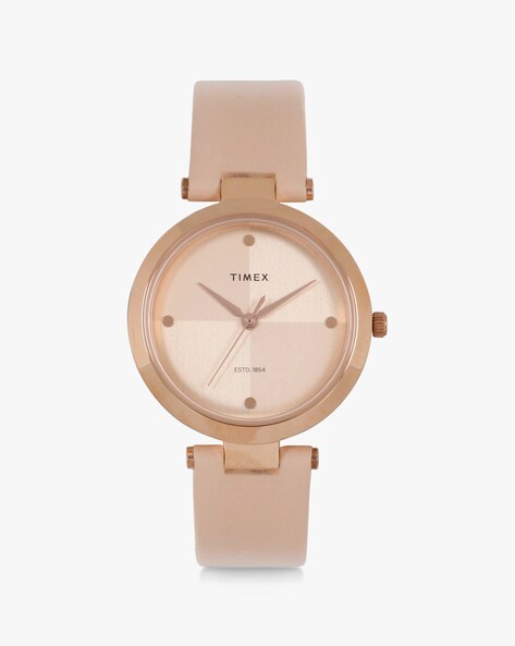 timex rose gold womens watch