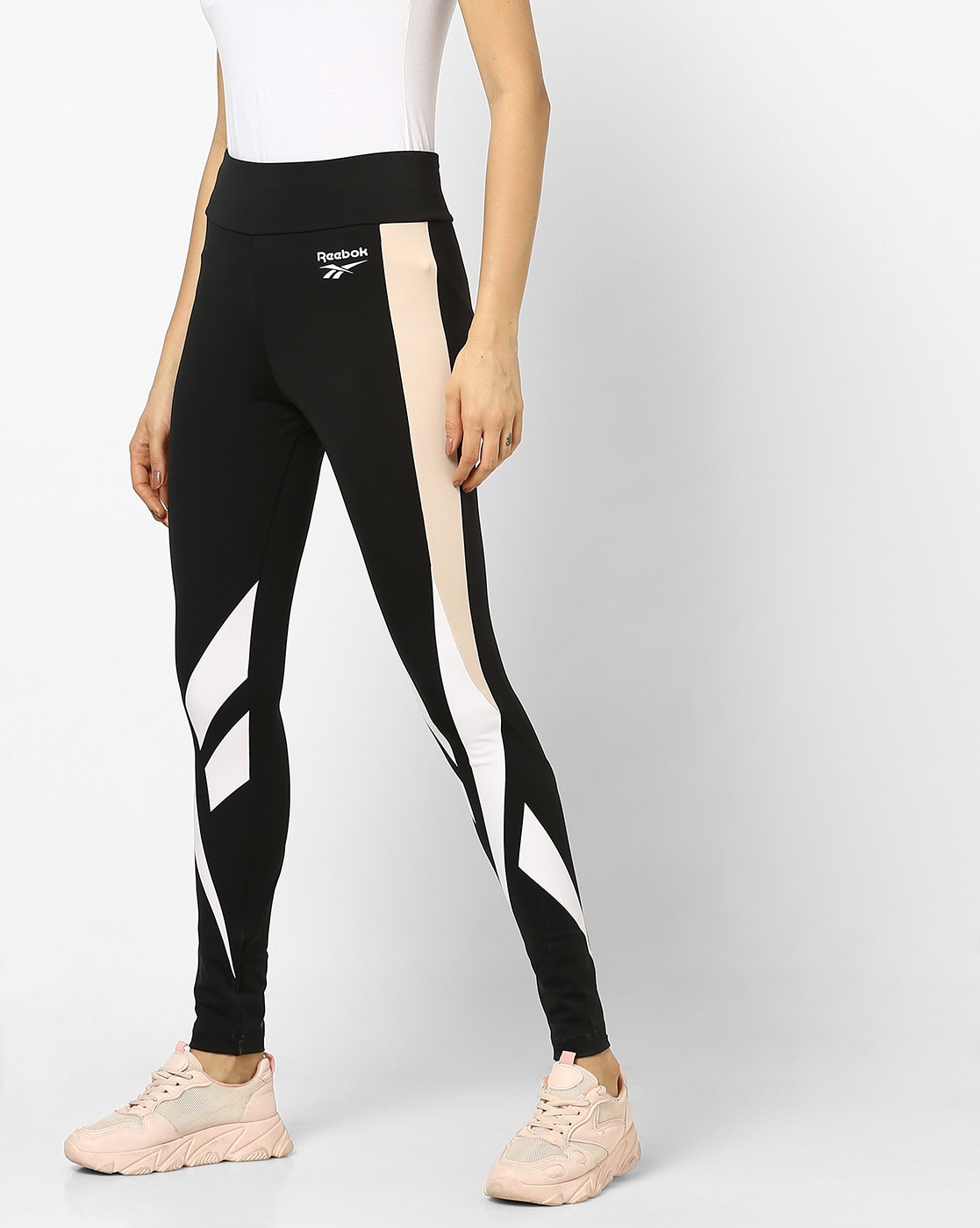 CL V Sports Leggings with Contrast Panels