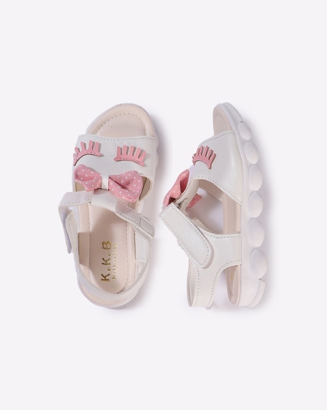 White Sandals for Girls by Hoppipola 