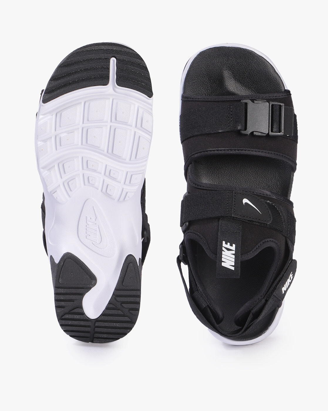 Buy Black Sandals for Men by NIKE Online Ajio