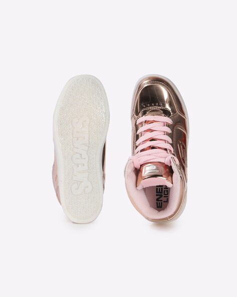 Skechers energy lights rose 2024 gold