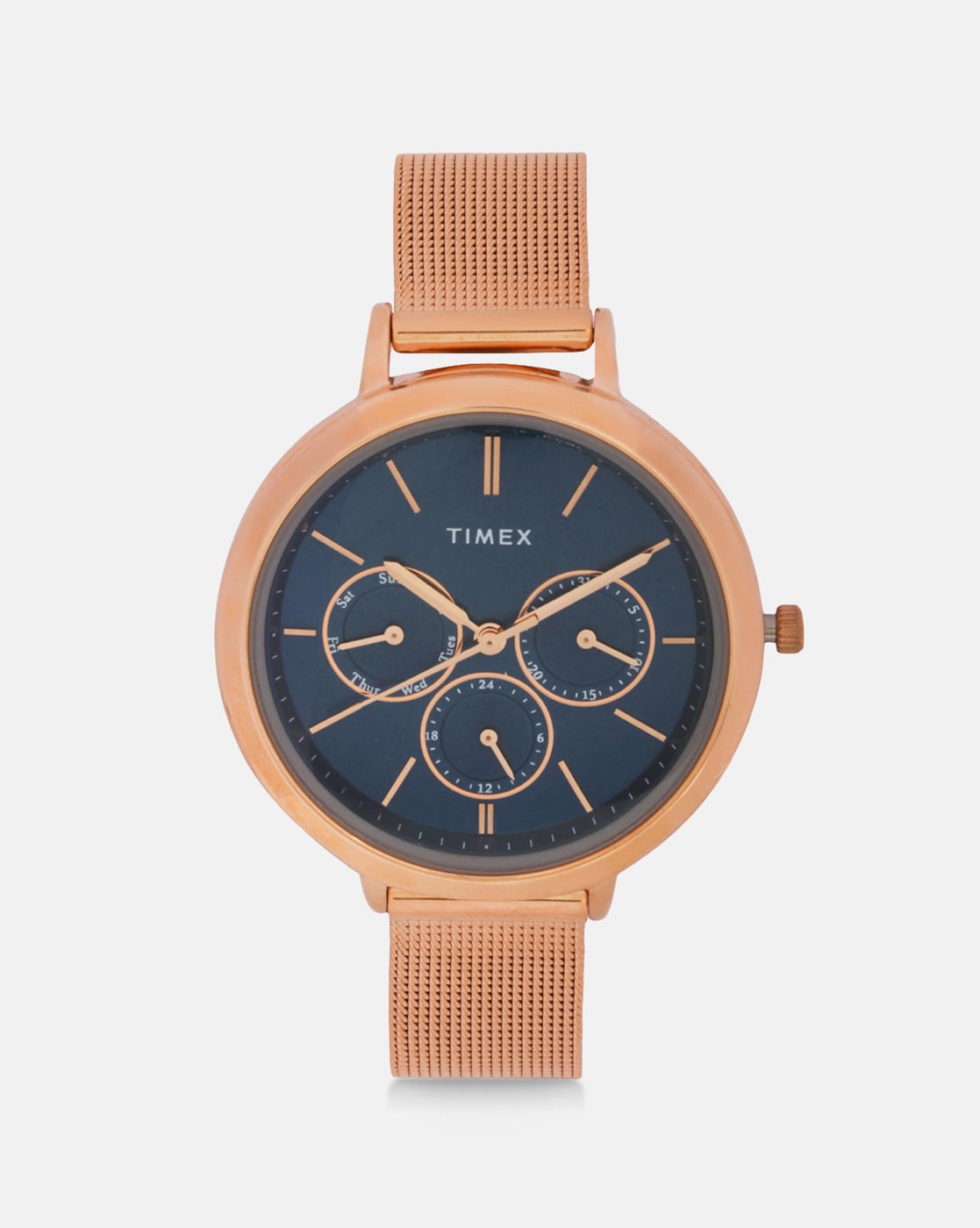 timex rose gold womens watch