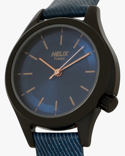 Helix Trendy Bicolour dial Full Black stainless Steel Bracelet Watch –  GHADIWALE