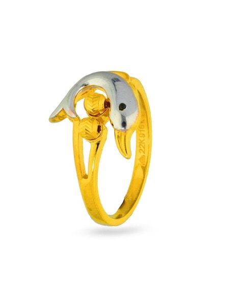 14k Dolphin Ring - Beryl Jewelers