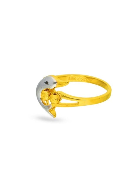 Buy Peora Silver Plated Metal Dolphin Ring for Women and Girls-PFCR10 online