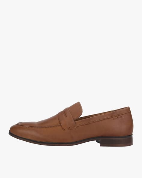 Slip-On Genuine Leather Formal Shoes (Image - 1)
