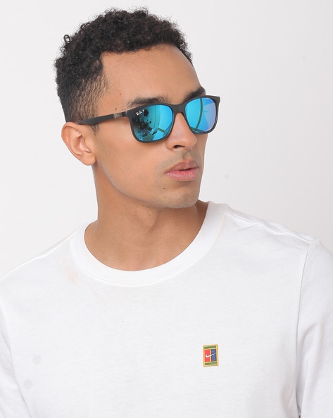 Buy Black & Blue Sunglasses for Men by Ray Ban Online 