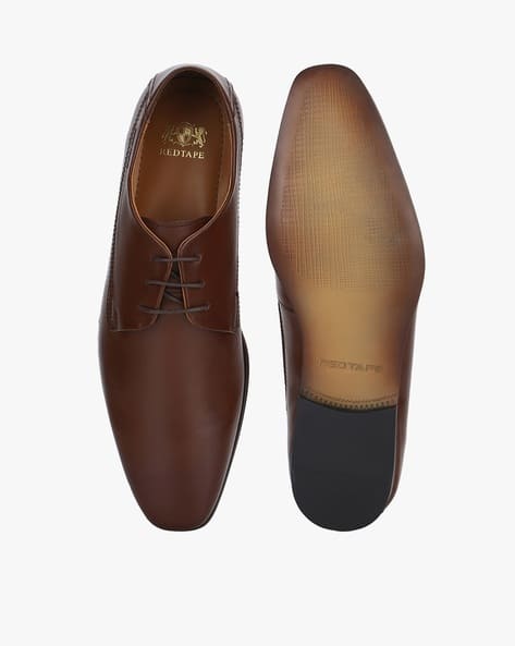 Plain-Toe Derby Shoes (Image - 2)