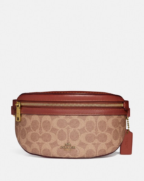 Shop Coach Coach Track Belt Bag With Plaid Print And Coach Stamp by DShop |  BUYMA
