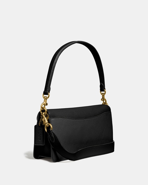 Buy Coach Tabby 26 Genuine Leather Shoulder Bag | Black Color Women | AJIO  LUXE