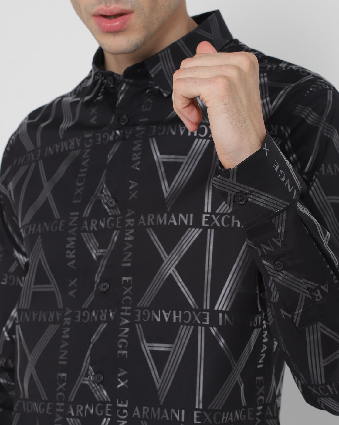 Buy Black Shirts for Men by ARMANI EXCHANGE Online | Ajio.com